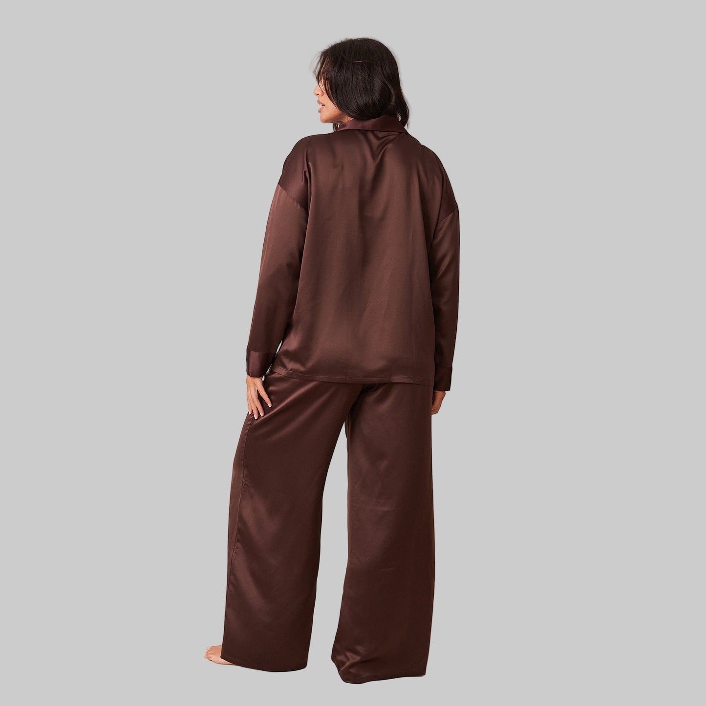 Classic Satin Pyjama Trousers | Elegant Relaxed Fit