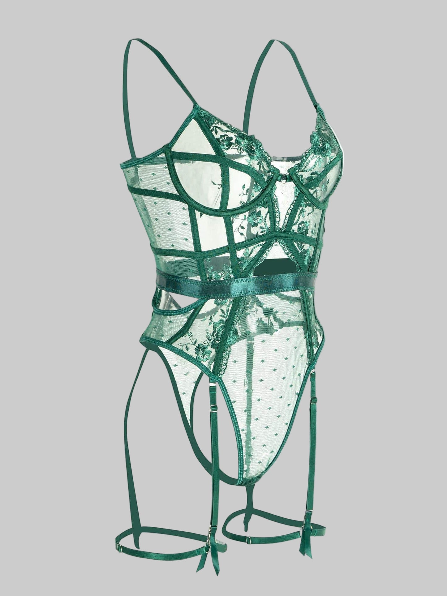 Verleina Lace Lingerie Set | Luxurious Embroidered Seduction