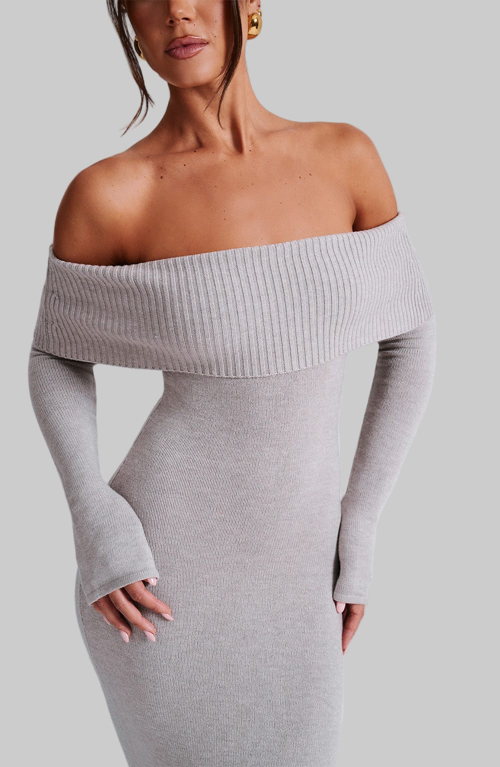 Beverley Knit Maxi Dress | Ribbed Style