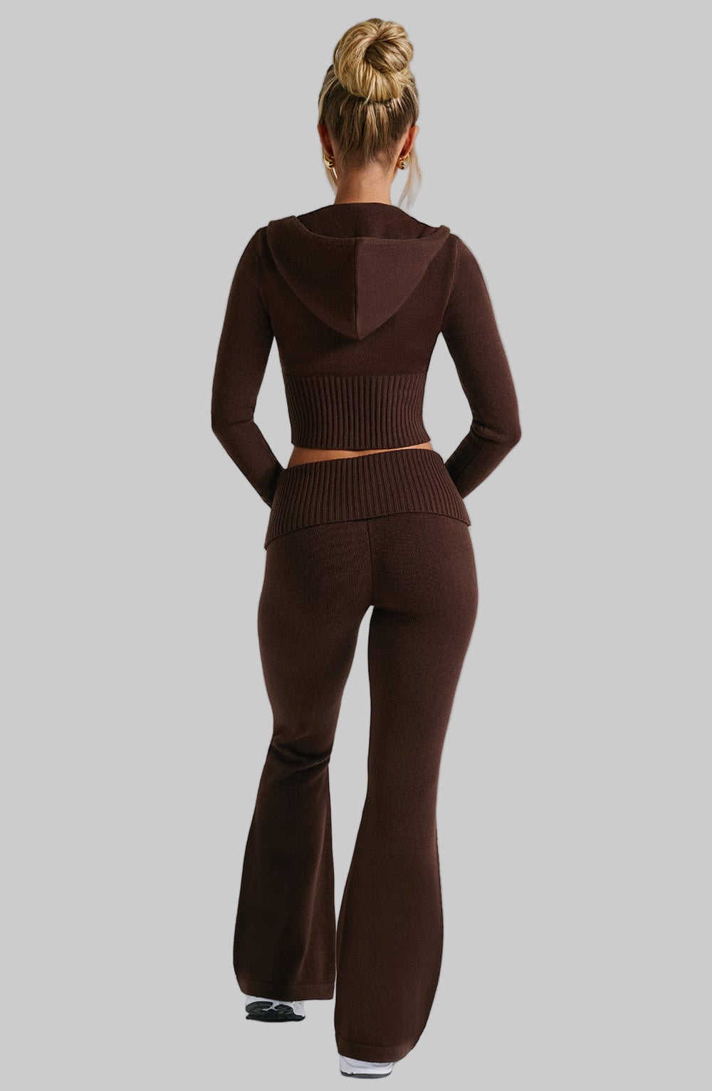 Portia Knit Pants | Ribbed Knit Trousers